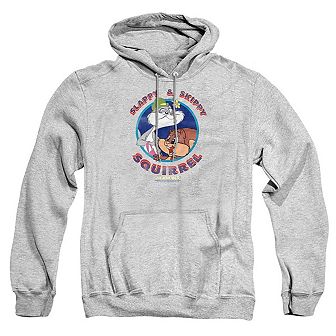 Animaniacs Slappy And Skippy Squirrel Adult Pull Over Hoodie