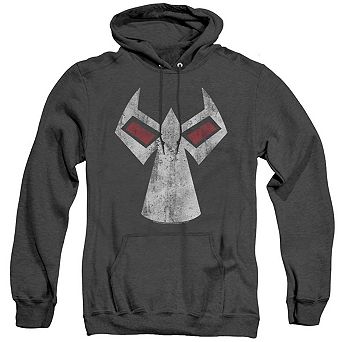 Batman Bane Mask Adult Heather Hoodie