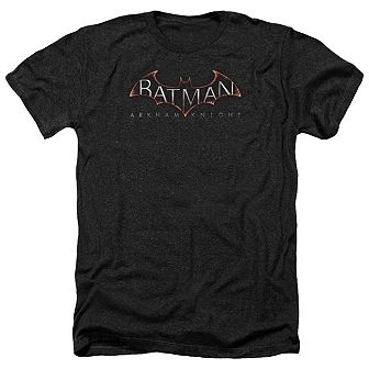 Batman Arkham Knight Logo Adult Heather T-shirt