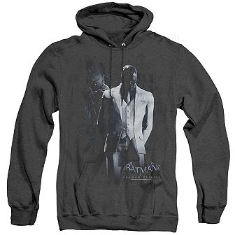 Batman Arkham Origins Black Mask Adult Heather Hoodie