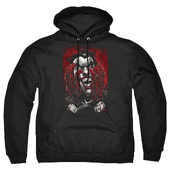 Batman Blood In Hands Adult Pull Over Hoodie
