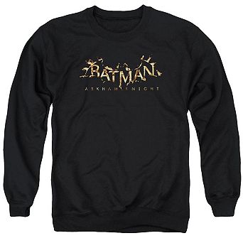 Batman Arkham Knight Ak Flame Logo Adult Crewneck Sweatshirt