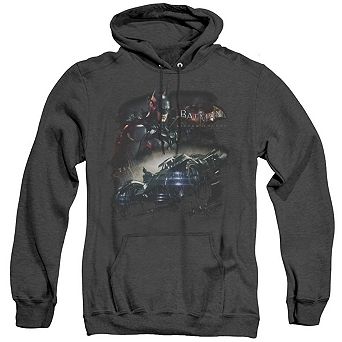 Batman Arkham Knight Knight Rider Adult Heather Hoodie