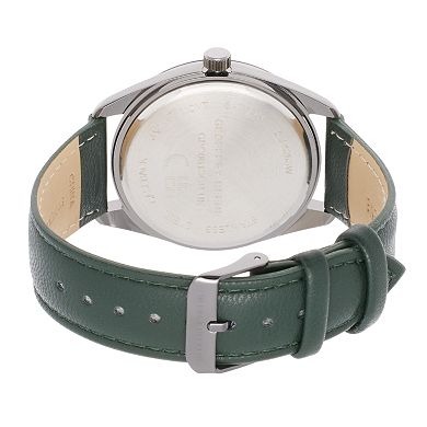 Geoffrey Beene Men's Genuine Black Diamond Strap Watch