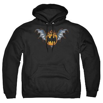 Batman Bat Wings Logo Adult Pull Over Hoodie