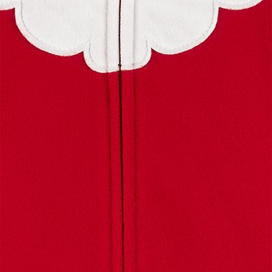Toddler Boy Carter's 1-Piece Santa Fleece Costume Pajamas