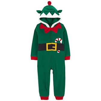 Toddler Boy Carter's 1 pc Elf Fleece Costume Pajamas