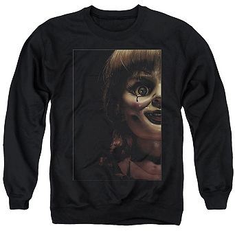 Annabelle Doll Tear Adult Crewneck Sweatshirt