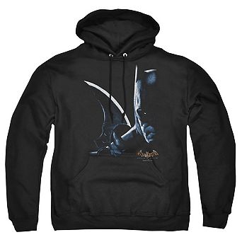 Batman Arkham Asylum Arkham Batman Adult Pull Over Hoodie