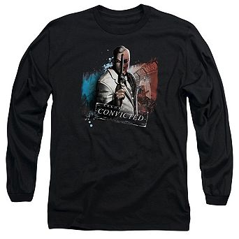 Batman Arkham City Two Face Long Sleeve Adult T-shirt