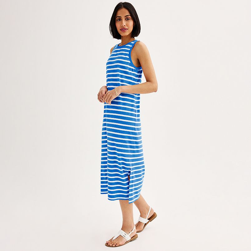 Women's Sonoma Goods For Life Crewneck Midi Tank Dress