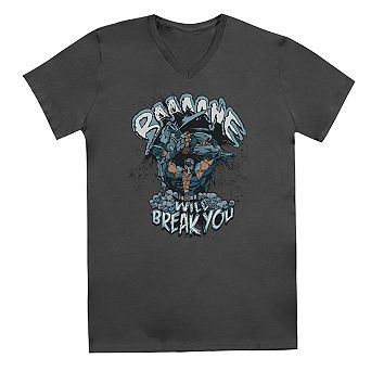 Batman Bane Will Break You Short Sleeve Adult V Neck T-shirt