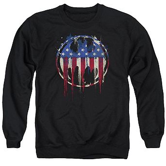 Batman Bleeding Signal Adult Crewneck Sweatshirt