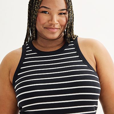 plus size ribbed tank dress Cato Fashions