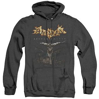 Batman Arkham Knight City Watch Adult Heather Hoodie