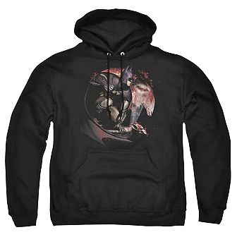Batman Arkham City Blood Moon Adult Pull Over Hoodie