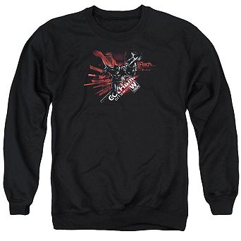 Batman Arkham Knight Ak Tech Adult Crewneck Sweatshirt