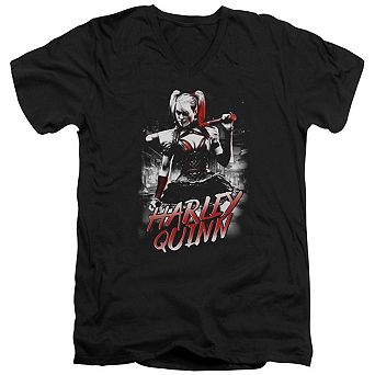 Batman Arkham Knight Quinn City Short Sleeve T-shirt