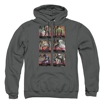 Batman Arkham City Arkham Lineup Adult Pull Over Hoodie