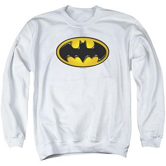 Batman Airbrush Bat Symbol Adult Crewneck Sweatshirt