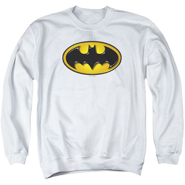 Batman Airbrush Bat Symbol Adult Crewneck Sweatshirt