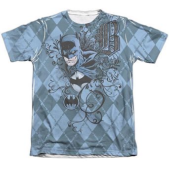 Batman Batgyle Adult 65/35 Poly/cotton Short Sleeve T-shirt
