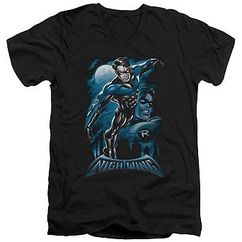 Batman All Grown Up Short Sleeve Adult V Neck T-shirt
