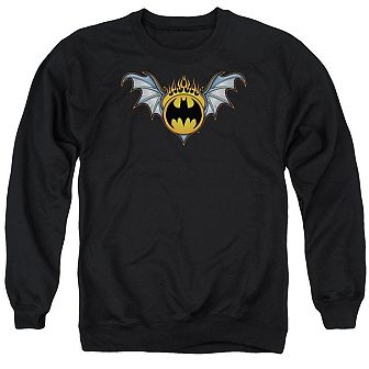 Batman Bat Wings Logo Adult Crewneck Sweatshirt