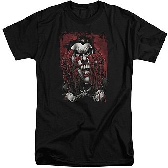 Batman Blood In Hands Short Sleeve Adult Tall T-shirt