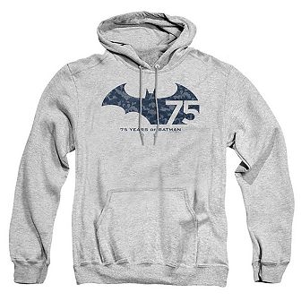 Batman 75 Year Collage Adult Pull Over Hoodie