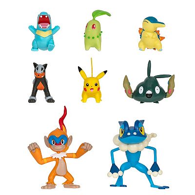 Nintendo Pokemon 8 pk. Battle Figures