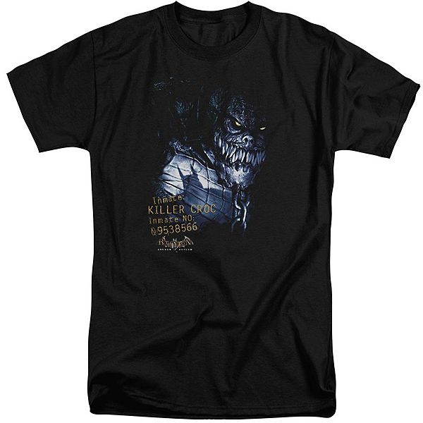 Batman Arkham Asylum Arkham Killer Croc Short Sleeve Adult Tall T-shirt