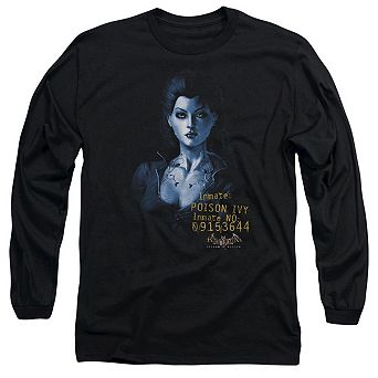 Batman Arkham Asylum Arkham Poison Ivy Long Sleeve Adult T-shirt