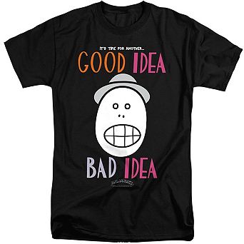 Animaniacs Good Idea Bad Idea Short Sleeve Adult Tall T-shirt