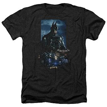 Batman Arkham Knight Batmobile Adult Heather T-shirt