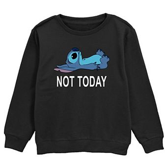 Boys Lilo & Stitch Not Today Graphic Fleece