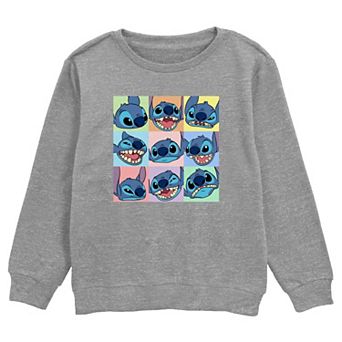 Boys Lilo & Stitch Expressions Portraits Of Stitch Graphic Fleece
