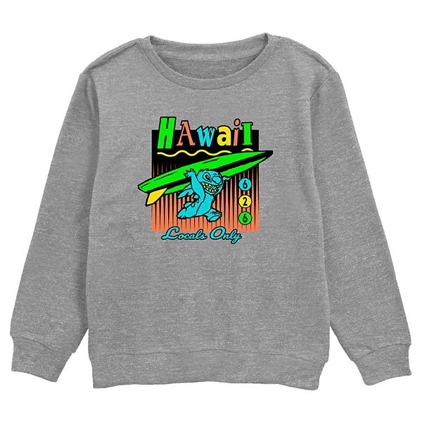 Boys Lilo & Stitch Hawaii Exp. 626 Locals Only Graphic Fleece