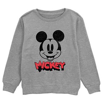 Boys Mickey Mouse Happy Face Graphic Fleece