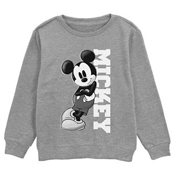 Boys Mickey Mouse Leaning On Name Graphic Fleece