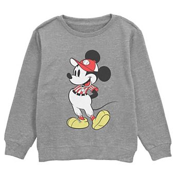 Boys Mickey Mouse Baseball Player Graphic Fleece