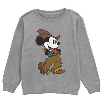 Boys Mickey Mouse Cowboy Graphic Fleece