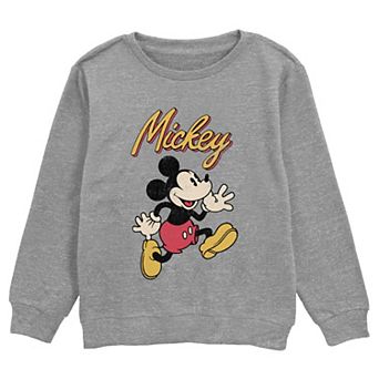 Boys Mickey Mouse Vintage Running Graphic Fleece