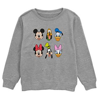 Boys Mickey Mouse And Friends Faces Graphic Fleece