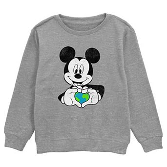 Boys Mickey Mouse Loving The Earth Graphic Fleece