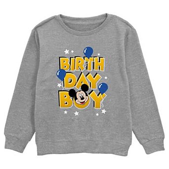 Boys Mickey Mouse Birthday Boy Graphic Fleece