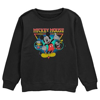 Boys Mickey Mouse With Donald And Goofy Graphic Fleece