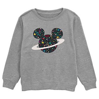 Boys Mickey Mouse Planet Head Graphic Fleece