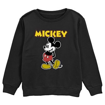Boys Mickey Mouse Happy Graphic Fleece