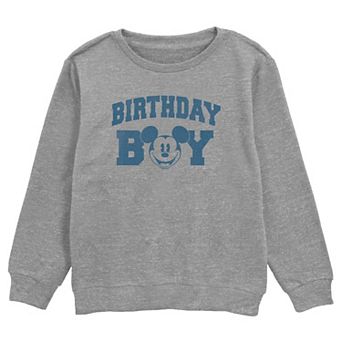Boys Mickey Mouse Birthday Boy Sign Graphic Fleece